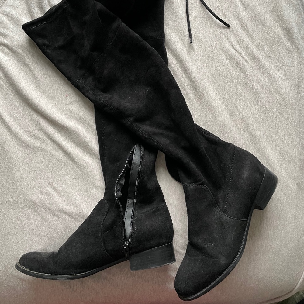 Knee high sock boots